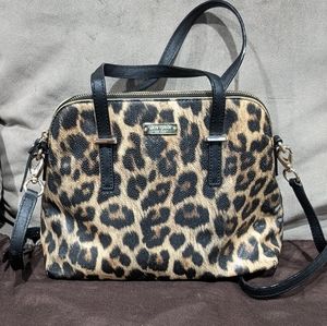 Kate Spade Cheetah Print bag w/ duster bag